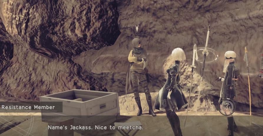 2B and 9S meets Jackass